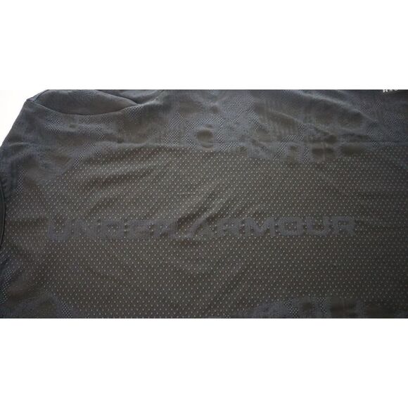 Under Armour 1365716 002 Women's Sz M Black RUSH Seamless Short Sleeve Shirt $60 - Picture 7 of 10